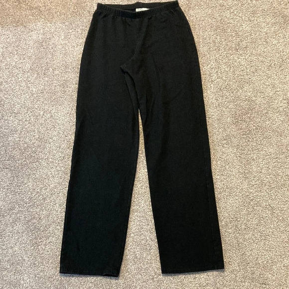 Women With Control Black Stretch Knit Pants XSP - Picture 1 of 12